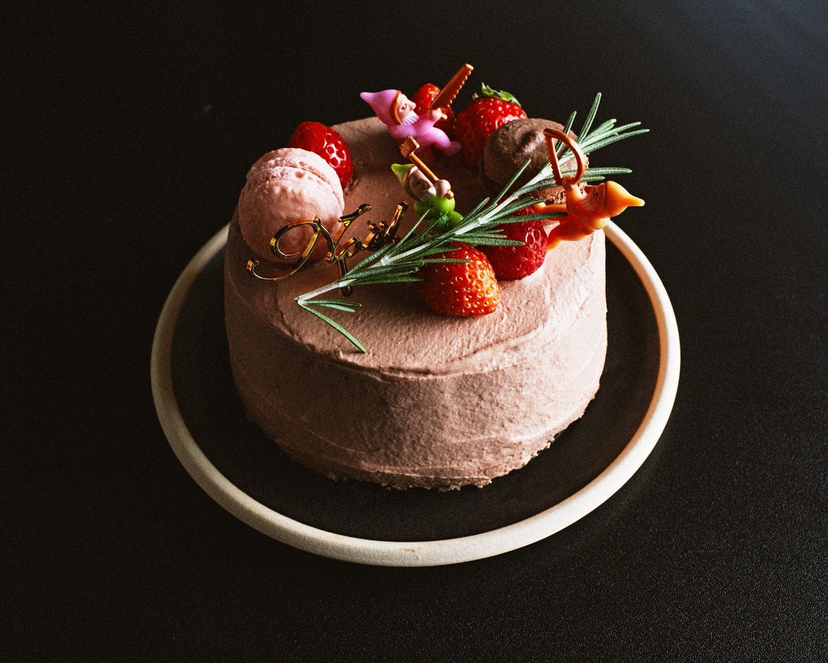 gâteau aux fraise chocolat